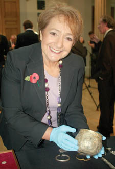 Margaret Hodge MP at the British Museum in Bloomsbury