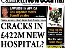 CRACKS IN £422M NEW HOSPITAL?