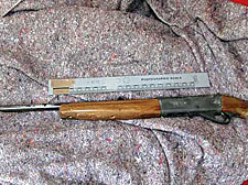 A gun seized by police during a raid on a house in Camden in August