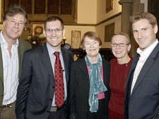 Paul ver Bruggen, Ed Fordham Glenda Jackson, Beatrix Campbell and Chris Philp at last Thursday&rsquo;s hustings in Hampstead