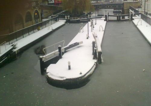 Camden Lock gets an icy new look