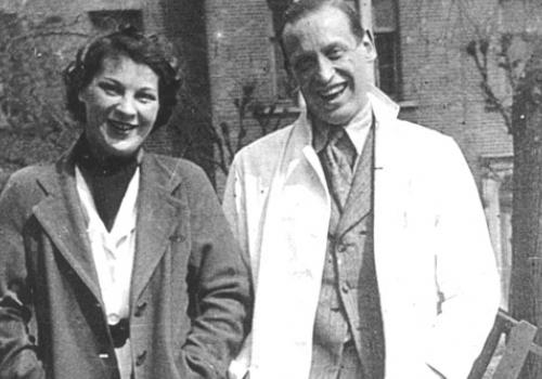 Avis Hutt and first husband Dr Ruscoe Clarke