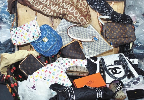 Examples of the counterfeit branded goods