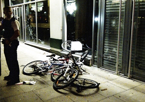 Evans Cycles after the riots
