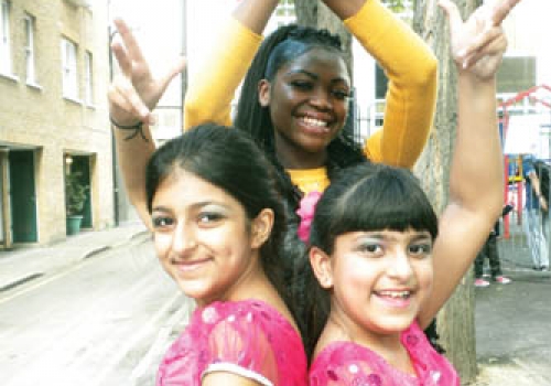 Shereece “Se-Se” with Karishma Raichada, left, and sister Kareema. 