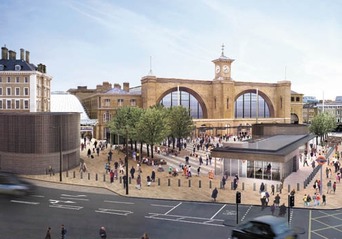 Artist’s impression of the planned revamp of King’s Cross station