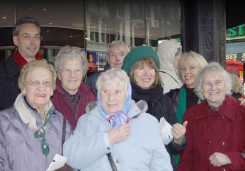 Pensioners enjoyed a second council-sponsored visit to the theatre this week aft