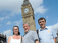 campaigners Julie Hunt, Ken Muller and Tom Eastwood