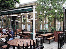 Camden Head pub garden 