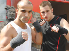 Shaolin boxers Jon Robson and Dom Dumares from Tufnell Park 