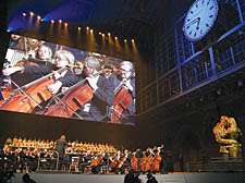 The Royal Philharmonic Orchestra opened the ceremony