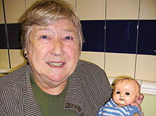 Roz Tankard returns to the Tube where she sheltered as a child with her doll
