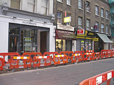 Whitecross Street: the latest work is the final phase of a 350,000 resurfacing programme