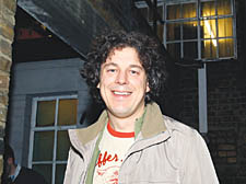 Alan Davies at the Red Rose on its closing night 