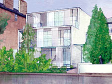 An artist’s impression of the flats