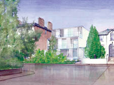 An artist's impression of Robin Hodges' plans for Barnsbury Square
