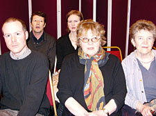 Residents, from left: David Marsh, Mike Weedon, Penelope Eyres, Meg Mendoza and Margot Messenger