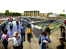 Artist’s impression of the campus at King’s Cross, a new chapter in the history of Central St Martins 
