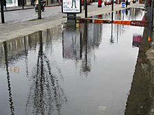 Flooding in Caledonian Road