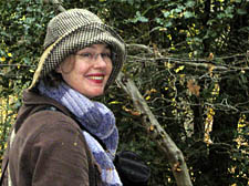 Artist Emily Ault, pictured in her sanctuary and inspiration, Queen’s Wood