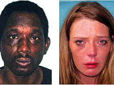 Jailed Julian Stephens and partner, Donna Gellatly
