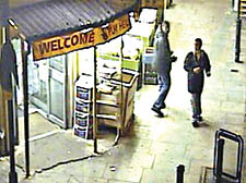 CCTV images released by police of three men