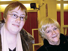 Cllr Lisa Spall with Ann Widdecombe