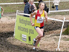 Ella Waldman, who has competed in county athletics races