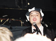 Pete Doherty on stage at the Dublin Castle.