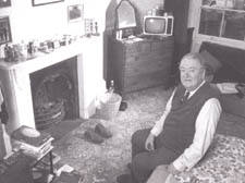 Amis at his Regent&rsquo;s Park Road home in 1990  