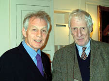 Piers Plowright and Dr Jonathan Miller at Burgh House  