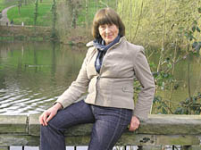 Pam Cooper in Waterlow Park 