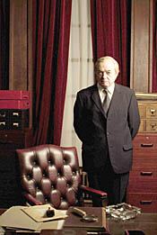 James Bolam plays Harold Wilson in the BBC2 drama ‘The Plot Against Harold Wilson’