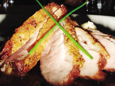 Duck with Apple Sauce 