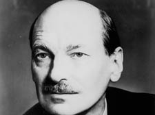 Clement Attlee: moved post-war Britain towards a fairer, decent society