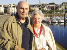  Gordon Carter and his French wife Janine in Quimper