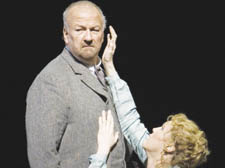Chris Merritt as Tichon, and Janice Watson in the title role 