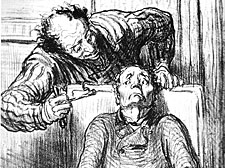 &lsquo;Voyons...ouvrons la bouche&rsquo; &ndash; Pre-anaesthetic dentistry by Honor&eacute; Daumier (1808-79)