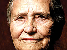 Lessing received the prize for her life’s work over a 57-year career as a writer