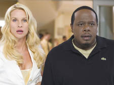 Dumb and dumber: Nicollette Sheridan and Cedric the Entertainer