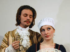 Christopher Niederberger as Jack Rover and Camilla Rockley, as Mary Amaranth 