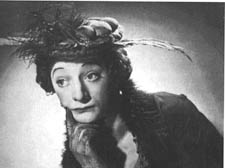 Rex Jameson as his popular 'drunken old tart' character Mrs Shufflewick