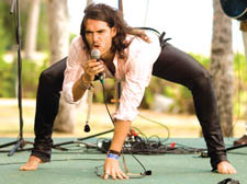 Comedian Russell Brand is a hit as the sex-mad new boyfriend in Forgetting Sarah Marshall