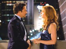Robert Downey Jnr and Gwyneth Paltrow in Iron Man.