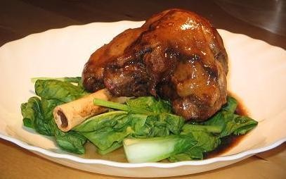 Five spice lamb shank with tamarind