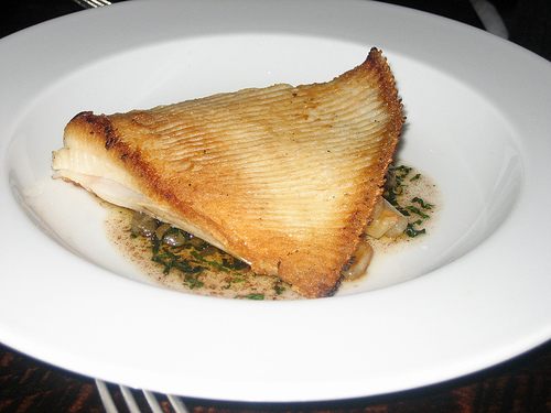 Pan-Fried Skate with Capers
