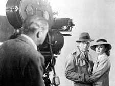 Humphrey Bogart and Ingrid Bergman