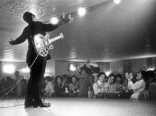 B. B. King milking applause at the High Chapparal club in Chicago during the 1970s.  