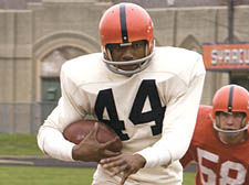 Rob Brown as college football hero Ernie Davis