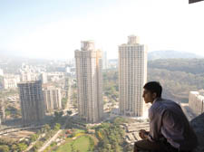 Ayush Khedekar as Jamal in Danny Boyle's Slumdog  Millionaire